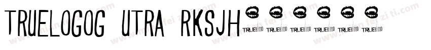 truelogog utra rksjh字体转换